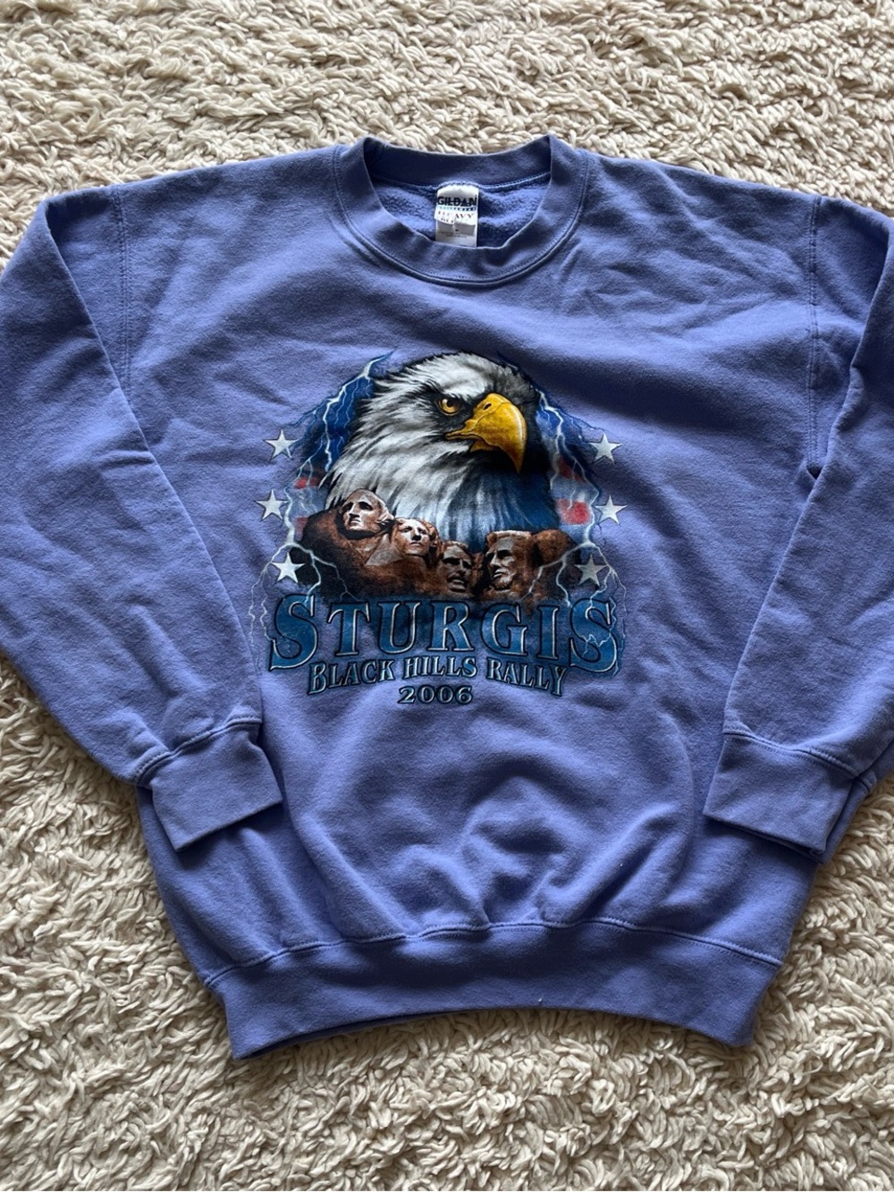 Sturgis Black Hills Rally 2006 Purple Graphic Sweatshirt